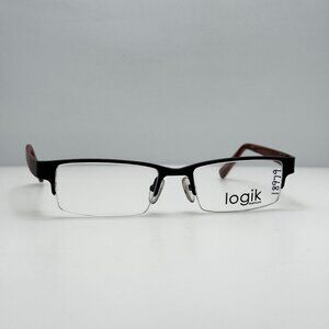 Logik Eyeglasses Eye Glasses Frames TLO-01 003 Titanium 51-18-137